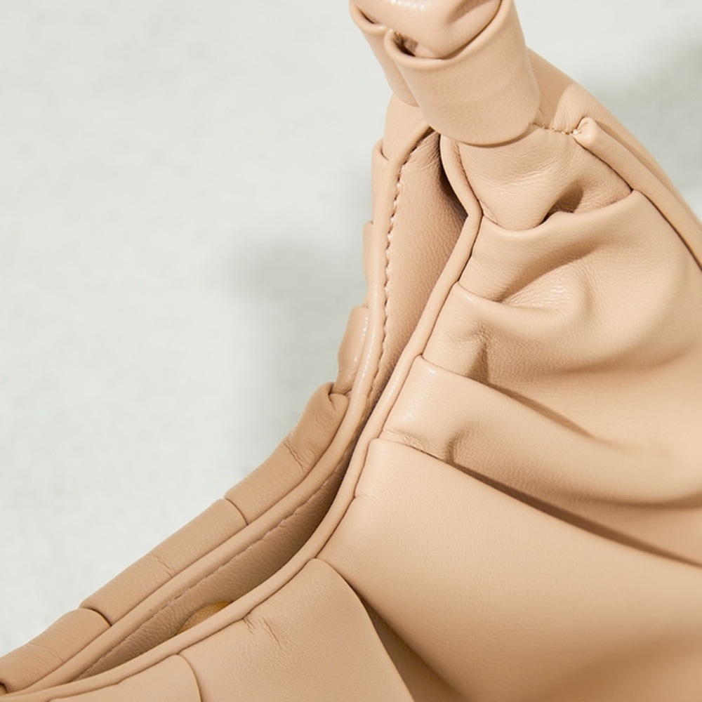 PLT Extreme Ruched Handle Shoulder Bag - Picture 4 of 8